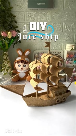 Carft Vibe on Instagram: "DIY jute craft #reels #viral #jutecraft #diyhomedecor #handmade #craftideas #artreel #trending #instagram#handmade #usa #crafting #diyetteyim #diy#crafting #instahood #insta #tutorial #crafts"