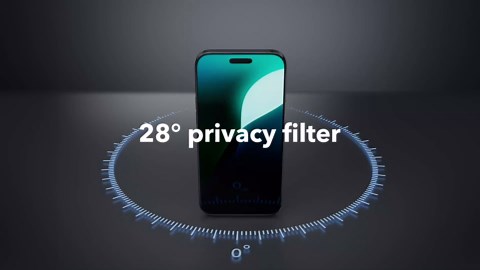 ESR 3 Pack for iPhone 16 Pro Privacy Screen Protector, Anti-spy Tempered-Glass Privacy Screen Protector with Easy Installation Tool, Micro-Curved Edges, Case Friendly