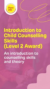 🌟 Want to make a real difference in the lives of children? Join our Introduction to Child Counselling Skills course (Level 2 Award) and start your journey towards becoming a child counsellor with Place2Be! | Place2Be