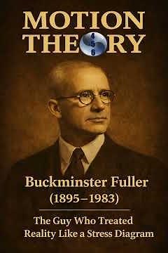 Buckminster Fuller (1895–1983) — The Guy Who Treated Reality Like a Stress Diagram