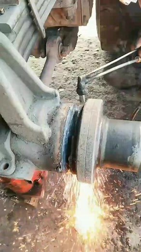 Welding Process of a Metal Pipe with Safety Precautions