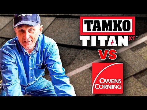 Roofing Shingles Pull Test-- Tamko Titan verses Owens Corning Duration with Sure Nail Technology