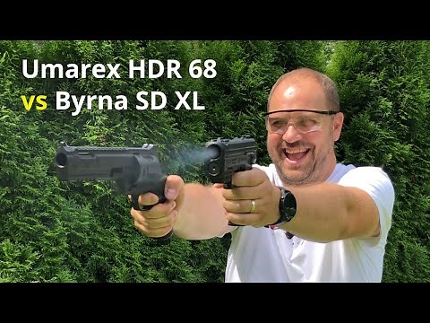 Umarex T4E TR 68 (HDR 68) vs Byrna SD XL - Comparison of CO2 self-defense weapons