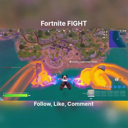 Kombat Crasher deployed! Watch this epic Fortnite drop. 🔥