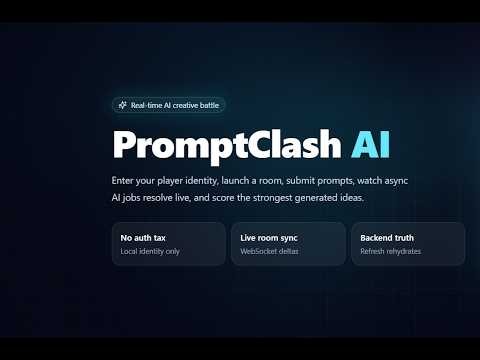 PromptClash AI – Real-Time Multiplayer AI Battle Room | Full Stack Project Demo