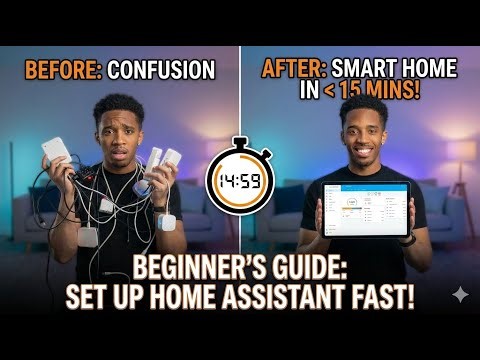 ZERO to Smart Home in 15 MINS: Home Assistant Setup!
