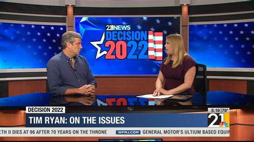 1.1K views · 47 reactions | Democratic candidate for U.S. Senate, Tim Ryan | 21 WFMJ | Facebook