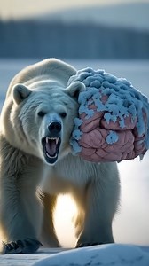 Polar Bear SAVED by Hare's Desperate Call in the Arctic! #animalrescue #animals | Rainbow after the storm