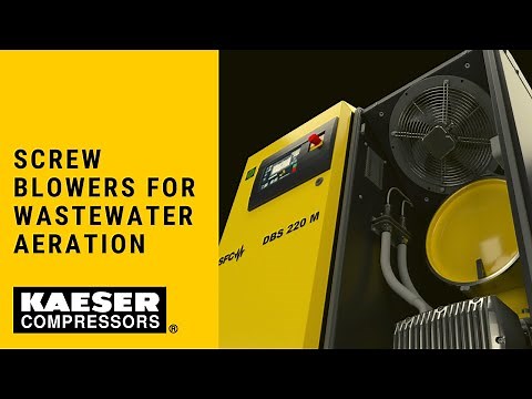 Screw Blowers for Wastewater Aeration | Kaeser Compressors