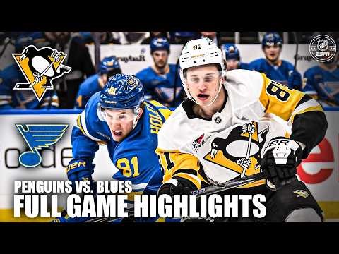 Pittsburgh Penguins vs. St. Louis Blues | Full Game Highlights | NHL on ESPN