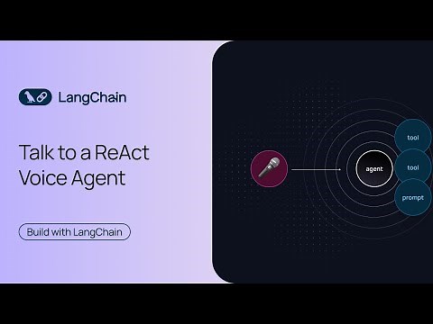Talking to a LangChain ReAct Voice Agent