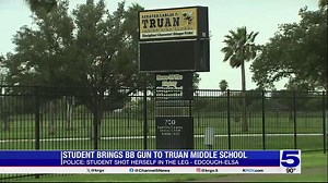 Elsa police: Middle school student shoots self in the leg on campus