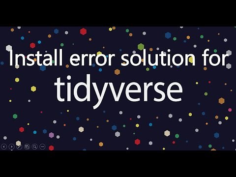 How to solve an install error in R tidyverse (and other R packages)