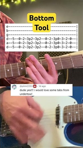 Bottom - Tool #guitartab #guitartutorial #tool #undertow