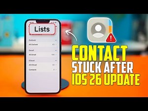 iOS 26 Update Just Ruined Your Contacts. Fix This BEFORE You Lose Them All!