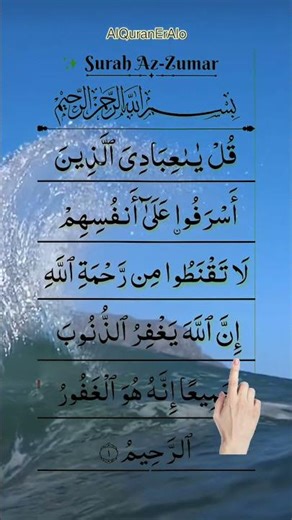 Surah Az-Zumar Full Recitation | Beautiful Quran Tilawat | HD Arabic | Peaceful Quran #quran #shorts