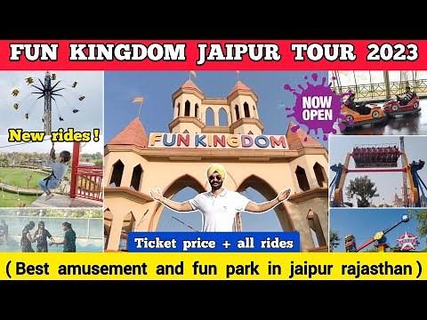 Fun kingdom jaipur ticket price 2023 + all rides | Fun kingdom jaipur water park amusement park