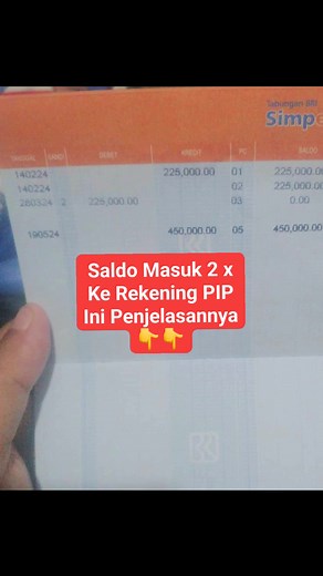Saldo Masuk 2 Kali Ke Rekening PIP Ini Penjelasannya 👇 #reels #pkh #bpnt #pip2024 | PKH dan BPNT Kemensos RI