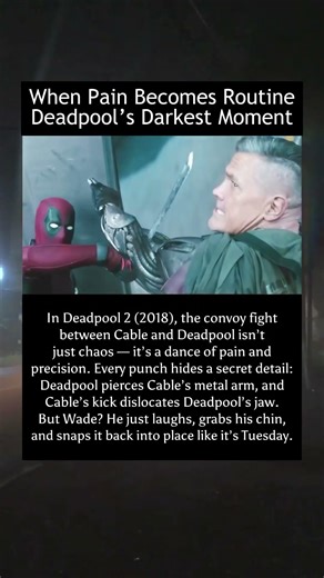 the madness and brutality of the Cable vs Deadpool fight - Deadpool (2018)