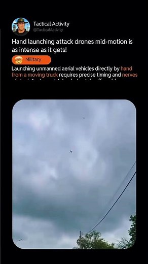 Drone Launch In Action