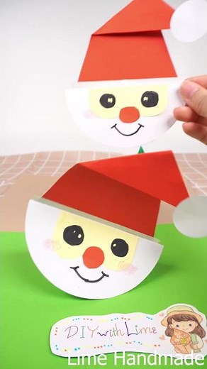DIY - Cách làm ông già Noel bằng giấy đơn giản