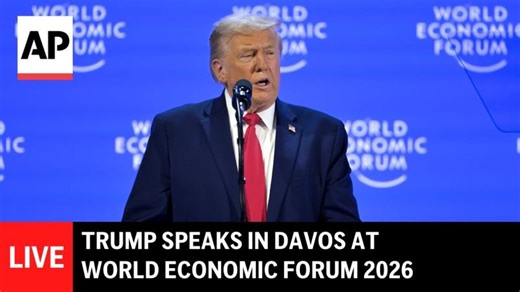 LIVE: Trump speaks at World Economic Forum 2026 in Davos (full speech) | Christian Schael