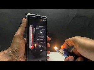 Real Temperature App Test ! #experiment #diy #science