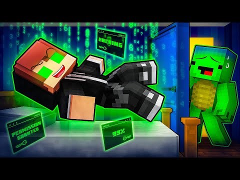 JJ is Possessed by a HACKER - Maizen Minecraft Animation