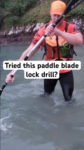 Paddle blade path technique drill for kayak or surfski. NO boat needed