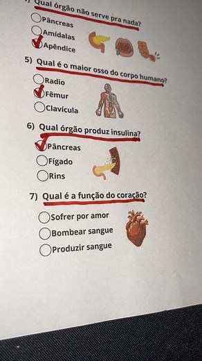 Corpo humano! #quiz #corpohumano #biologia #quizzes #perguntaserespostas | QuizMasterbr