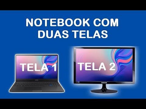 Como instalar e configurar Monitor no Notebook.