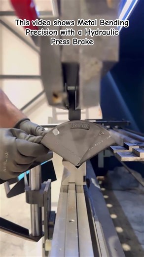 Metal Bending #Metalworking #Fabrication #Engineering #PressBrake #IndustrialMachinery #SteelWork