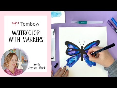 How to Use Tombow Dual Brush Pens to Watercolor