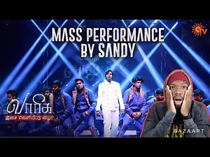 Choreographer Sandy Master's Marana Mass Dance REACTION | Varisu Audio Launch | Sun TV
