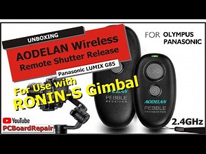 AODELAN PEBBLE Wireless Shutter Release for Panasonic Cameras-Unboxing