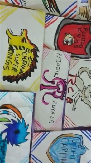 ipl team logo drawing