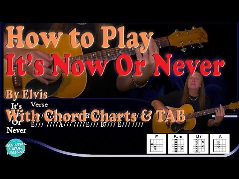 How To Play Its Now Or Never On Guitar