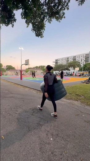 The AeroTrainer is lightweight and portable! Perfect for park workouts. #fitgirl #dayinmylife #Miami