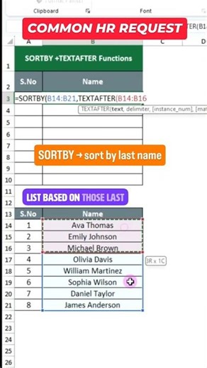 Sort Names by Last Name in Excel 🔥