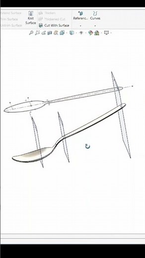 surface modelling in SOLIDWORKS