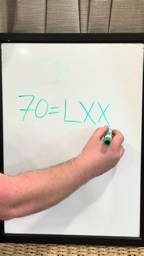 How to Write 70 in Roman Numerals