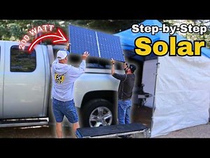 Watch Us Install a 200 Watt Solar Panel Step by Step!