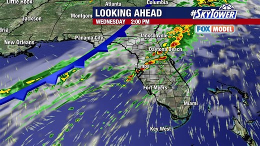 Weather in Tampa: Strong storms sweep through Bay Area on Wednesday