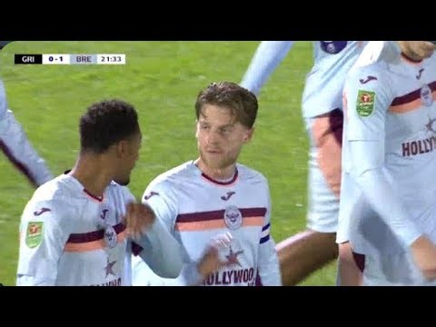 Mathias Jensen Goal | Grimsby vs Brentford 0-5 | Highlights and Goals | EFL Cup 2025/2026