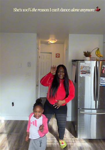 This girl heard the beat and said “Mommy, come on!” !!! and honestly who am I to say no?? 🥹💕 Dancing is kind of our thing. It doesn’t matter if it’s in the kitchen, the living room, or randomly in the middle of walmart 😭 if a good song comes on, we’re moving. I love that she’s already so confident and free with it. No hesitation, no overthinking, just vibes. That’s the energy I want her to keep forever honestly. These are the moments I’ll remember when she’s too cool to dance with me 🥲 Drop 