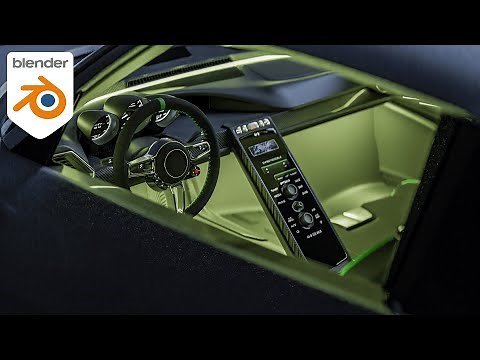 Blender 3.3 Tutorial: How to Create Materials for a Car Interior