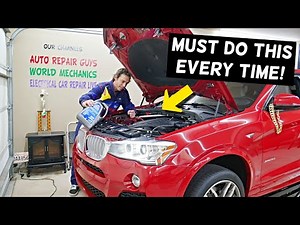 BMW BLEED COOLING SYSTEM, BLEED ANTIFREEZE BMW X3 X4 F25 F26
