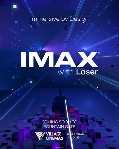 4.4K views · 22 reactions | Get ready to experience more!  IMAX with Laser is coming soon, a next-level cinematic experience engineered for total immersion. From crystal-clear visuals to thunderous, precision-tuned sound, every element is designed to pull you deeper into the story. It’s not just a movie. It’s IMAX with Laser and it's coming next month to Village Cinemas Fountain Gate. | Village Cinemas | Facebook