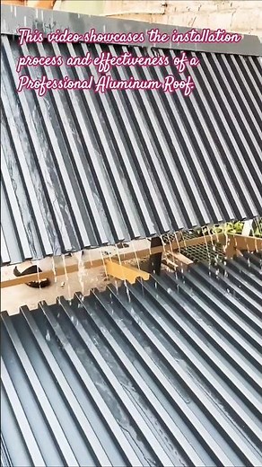 ​Professional Aluminum Roof Installation | Heat Insulated, Durable & Waterproof Roofing