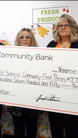 Community Bank donates more than $7,700 to West Seneca Food Pantry